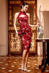 Jin Xuen Qipao (Ruby Red)