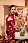 Jin Xuen Qipao (Ruby Red)