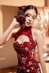 Jin Xuen Qipao (Ruby Red)