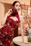 Jin Xuen Qipao (Ruby Red)