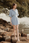 Delyra Shirtdress (Pale Blue)