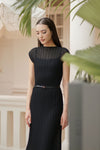 Éther Belted Dress (Black)
