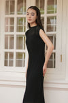 Éther Belted Dress (Black)