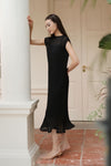 Éther Belted Dress (Black)