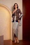 Kemboja Modern Kebaya Set (Blue)