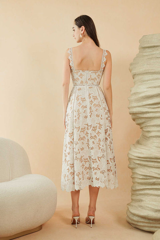 Doze Lace Dress (White)