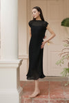 Éther Belted Dress (Black)