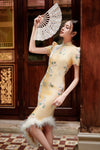 Aurielle Qipao (Gold Yellow)