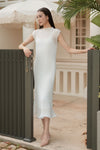 Éther Belted Dress (White)