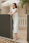 Éther Belted Dress (White)