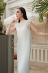 Éther Belted Dress (White)