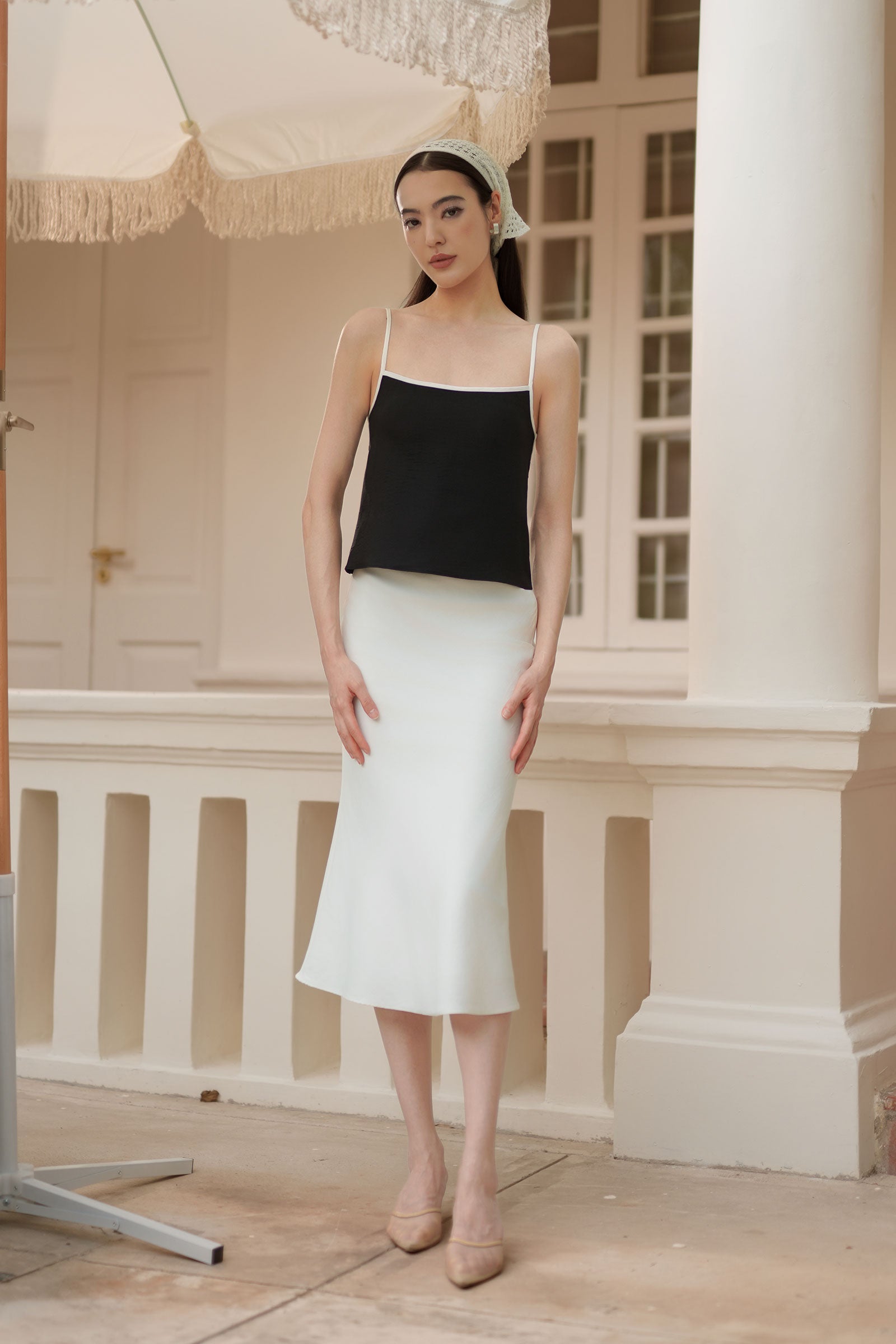 Sonia Tencel Skirt (Off White)