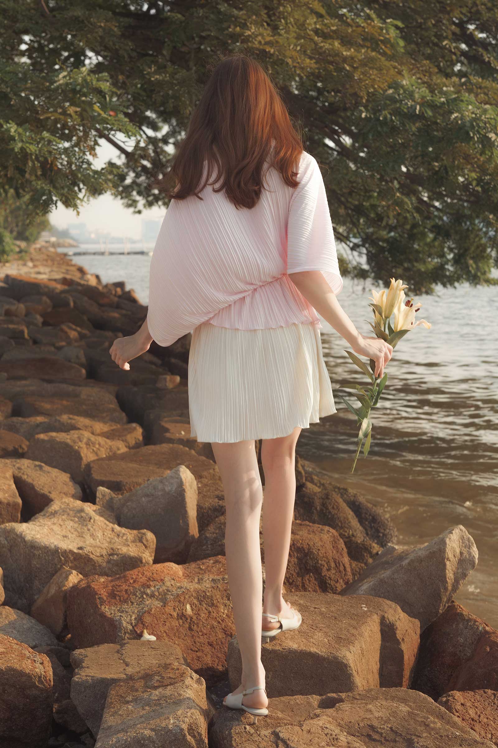 Lunaira Multiway Romper (Pink+Pearl)