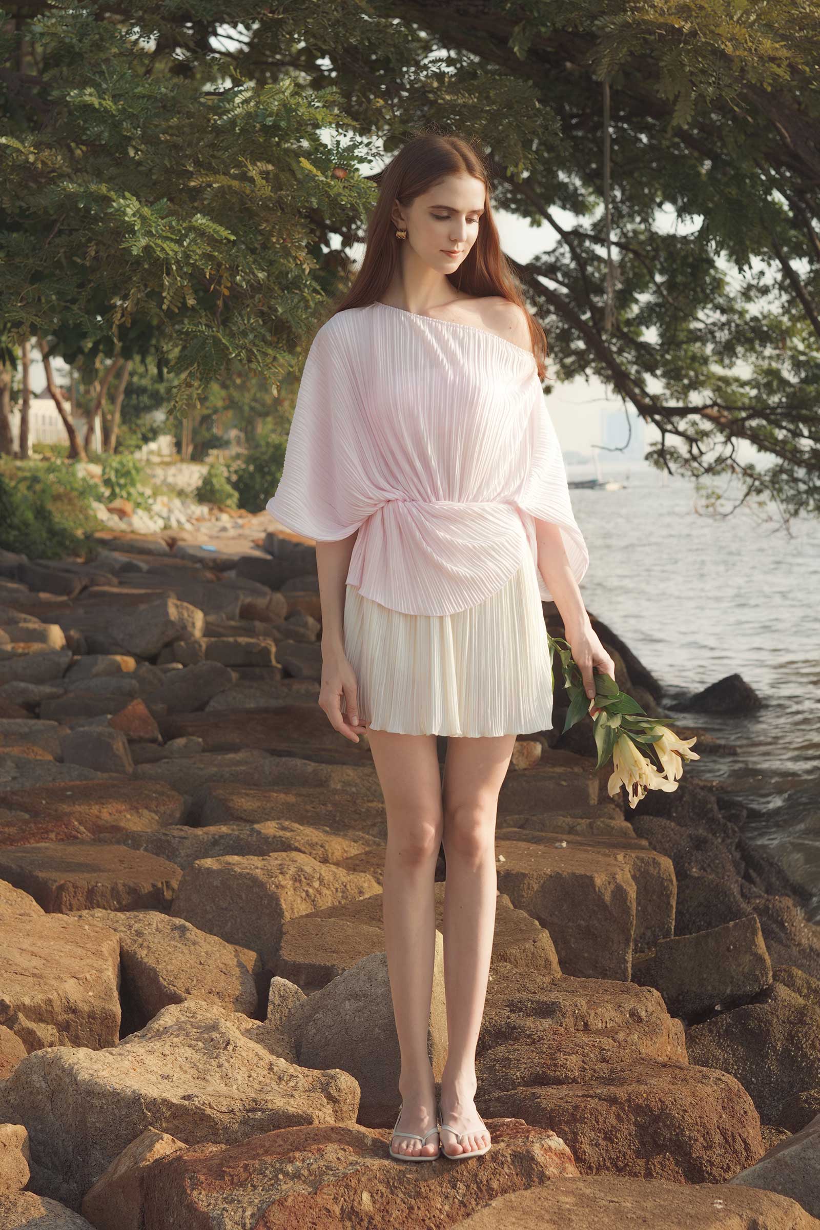 Lunaira Multiway Romper (Pink+Pearl)