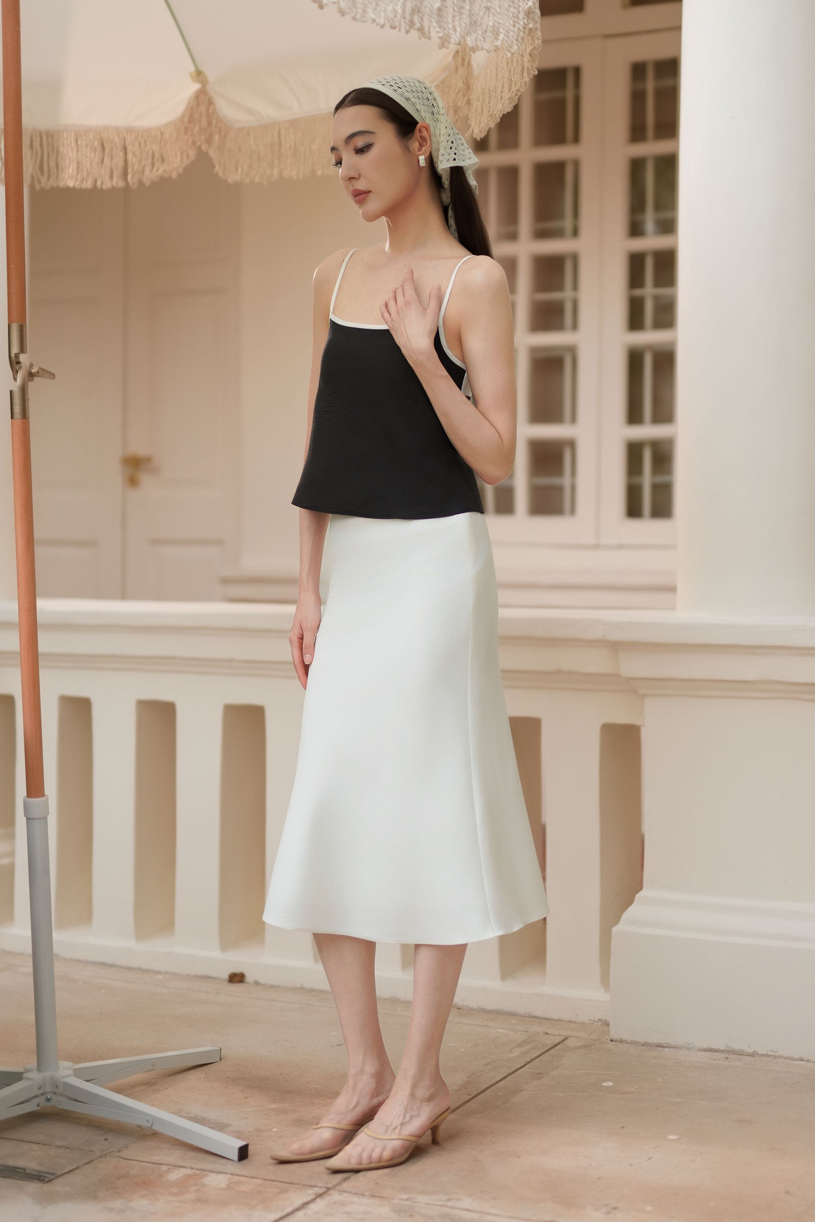 Sonia Tencel Skirt (Off White)