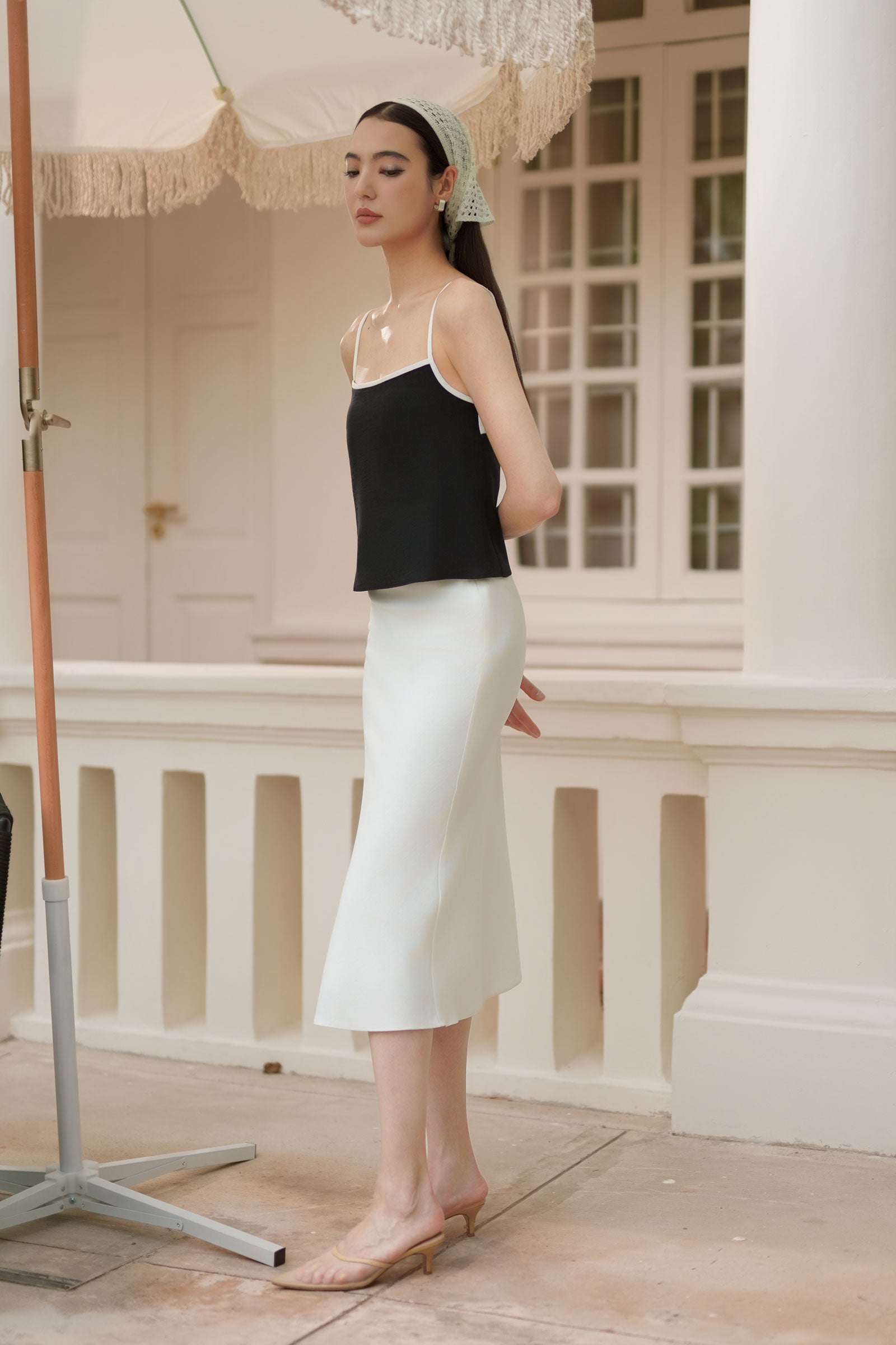 Sonia Tencel Skirt (Off White)