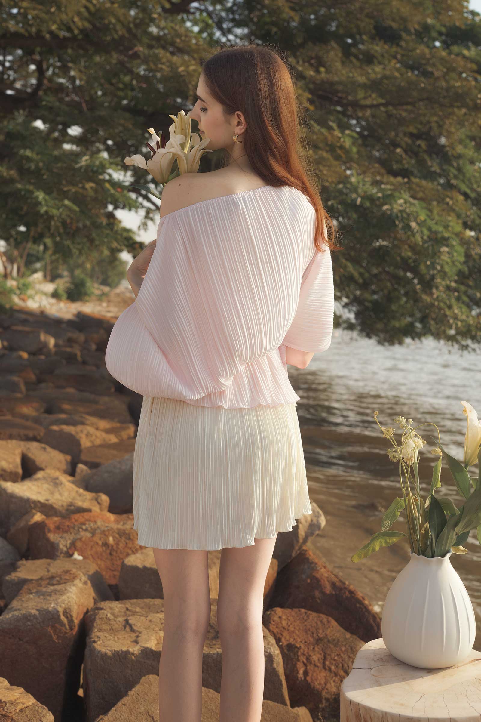 Lunaira Multiway Romper (Pink+Pearl)