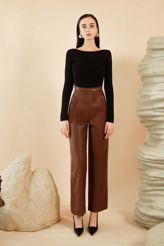 Drienne Jumpsuit (Brown)