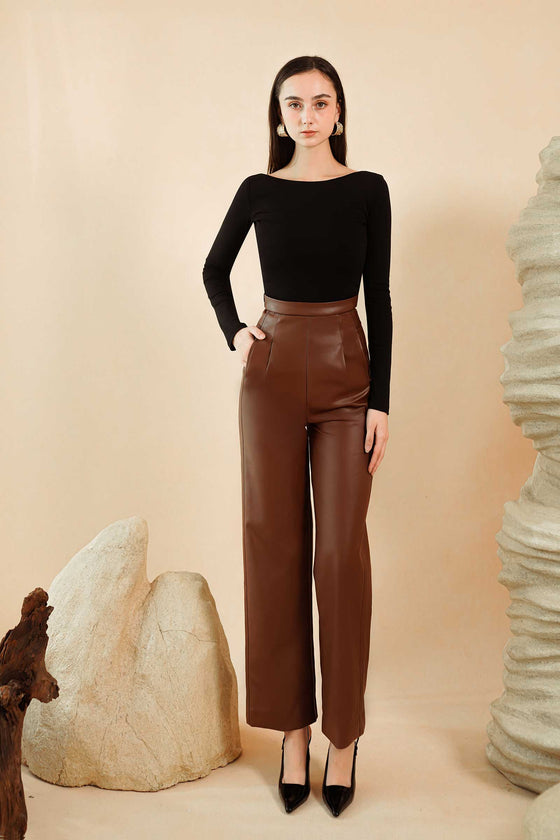 Drienne Jumpsuit (Brown)