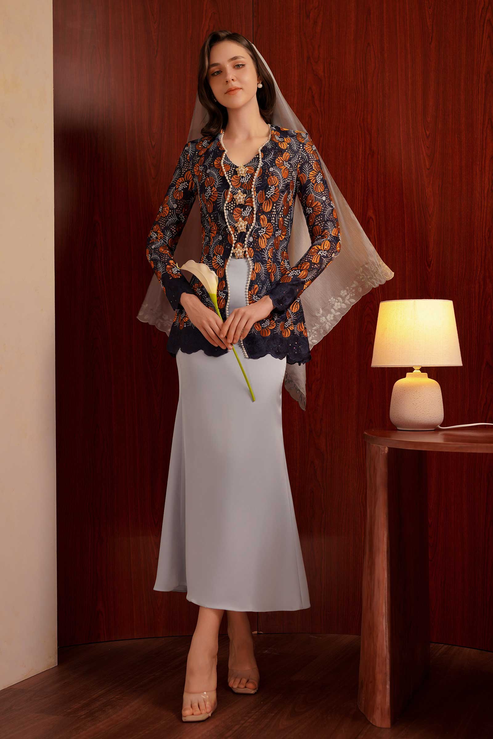Kemboja Kebaya Top