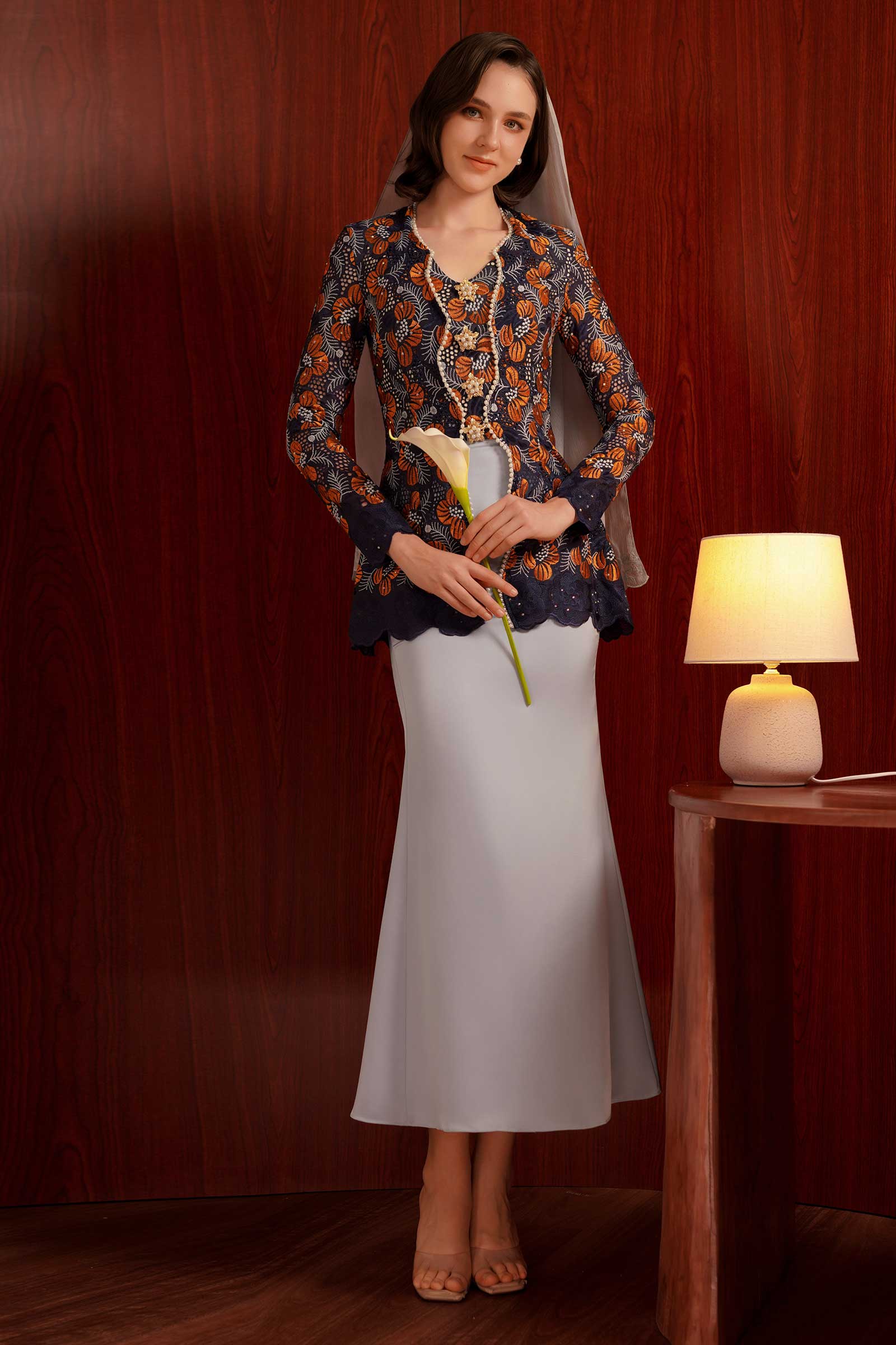 Kemboja Kebaya Top