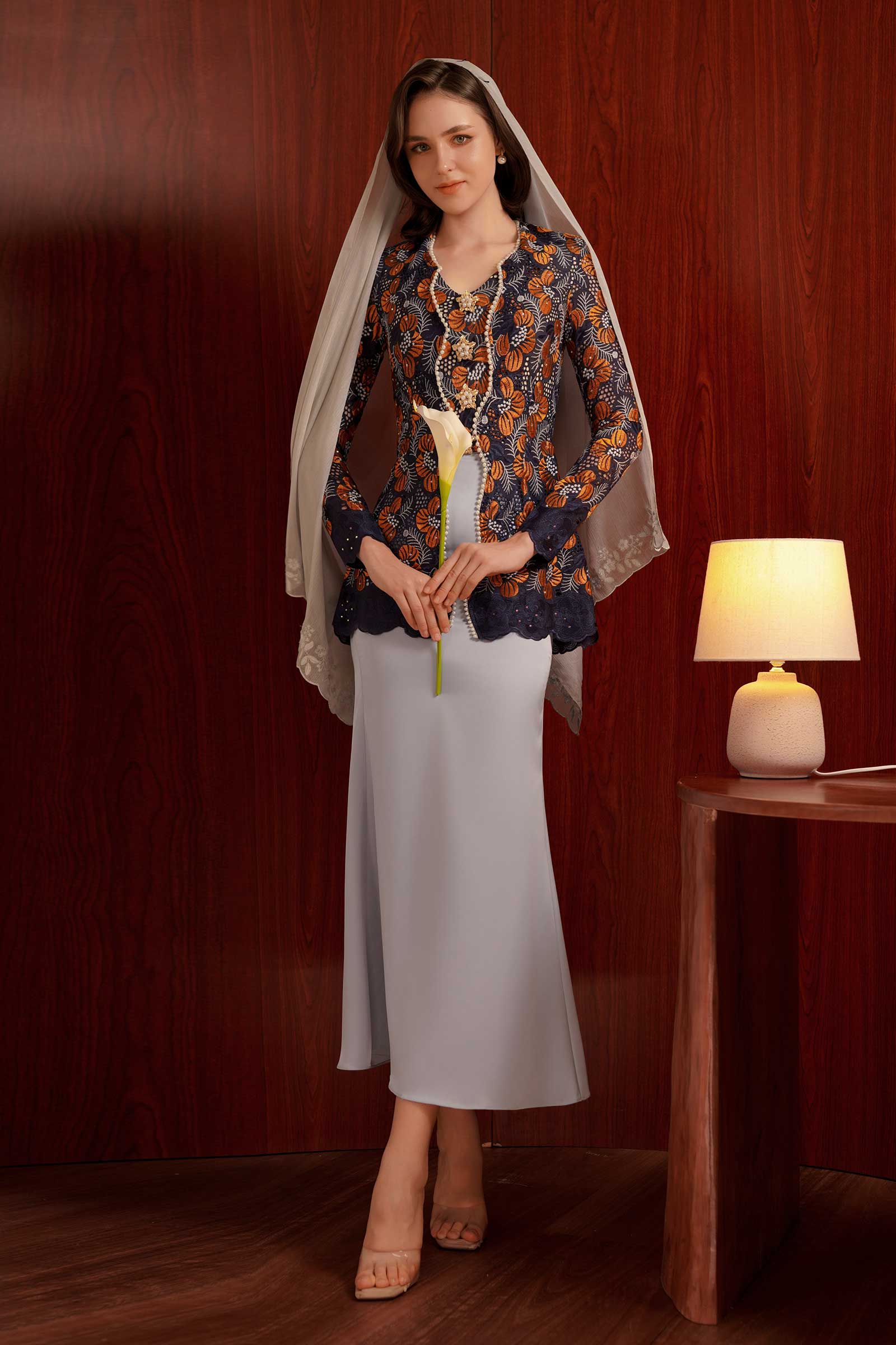 Kemboja Kebaya Top
