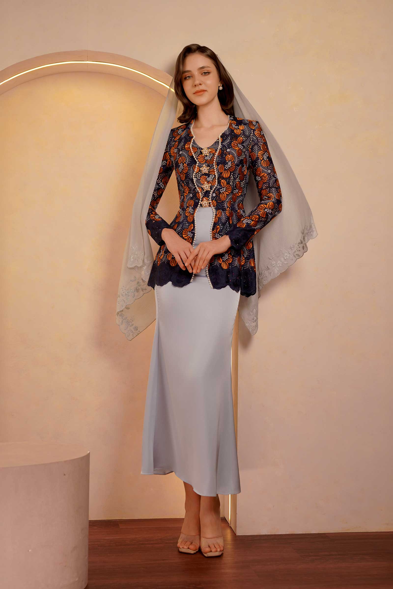 Kemboja Kebaya Top
