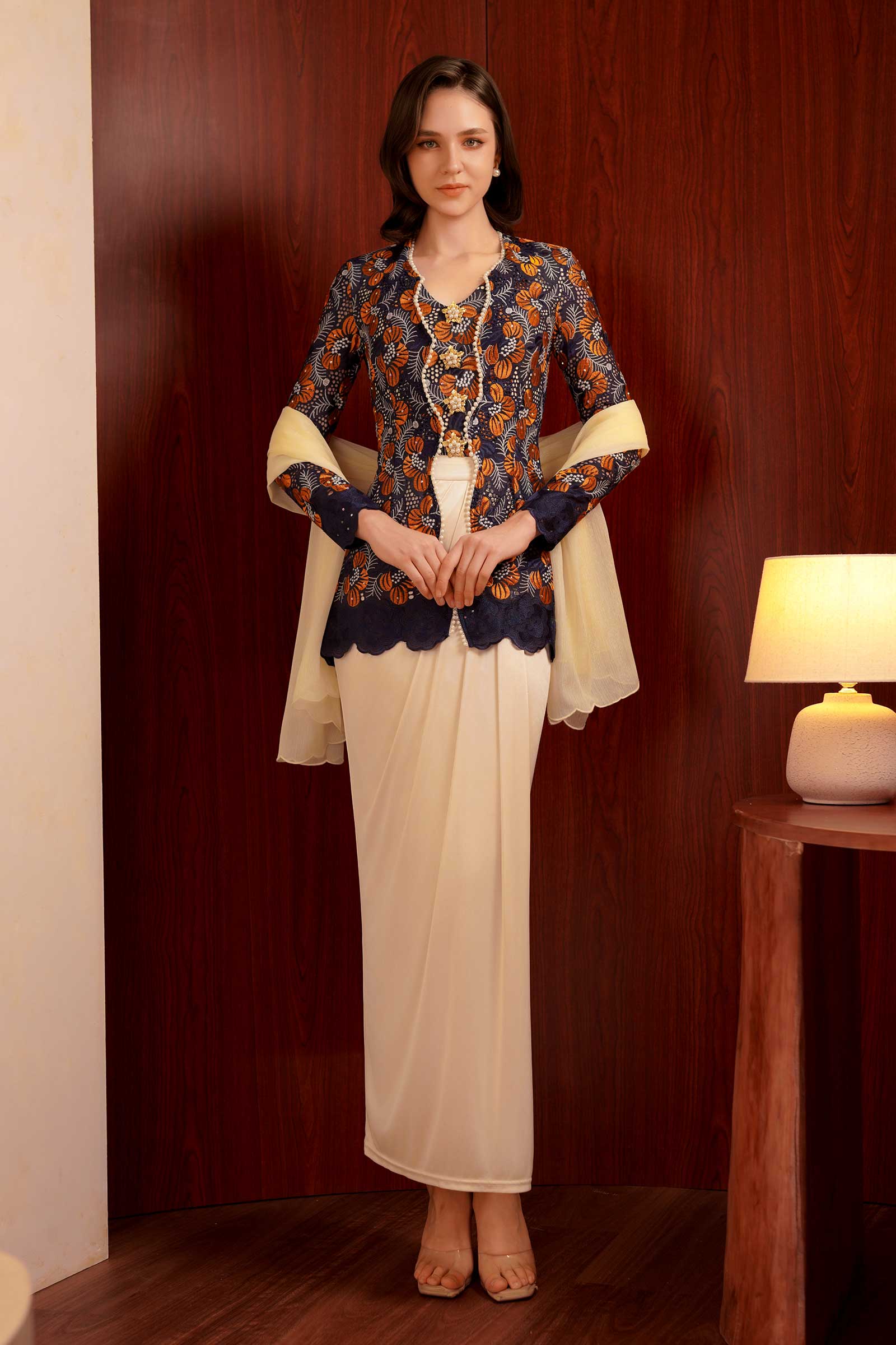 Kemboja Kebaya Top