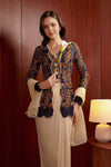 Kemboja Modern Kebaya Set (Champagne)