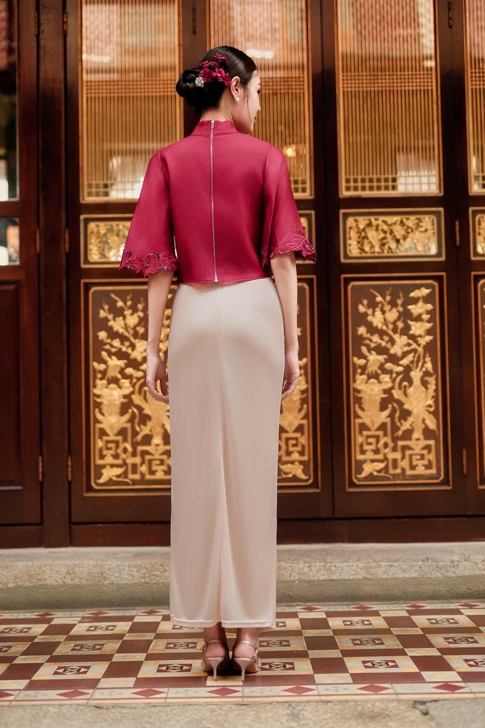 Diavene Skirt (Champagne)