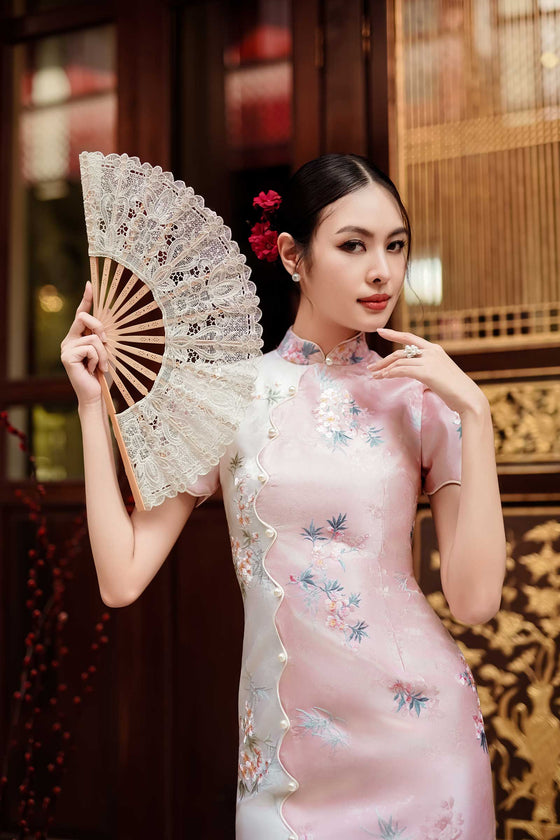 Aurielle Qipao (Pink)