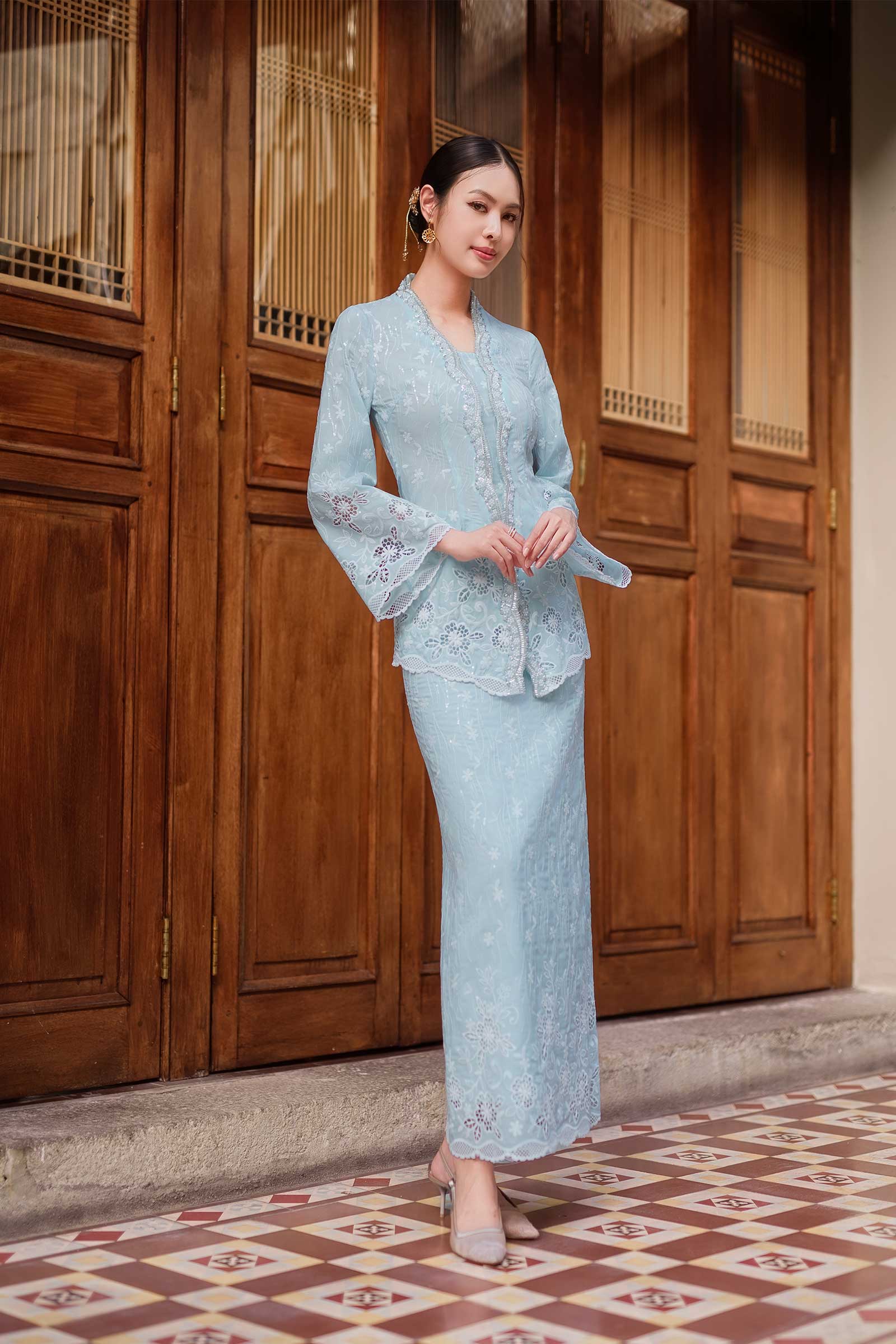 Sofea Skirt (Baby Blue)