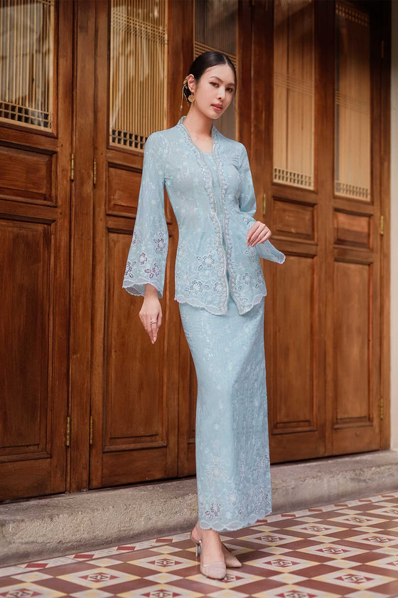 Sofea Kebaya Set (Baby Blue)