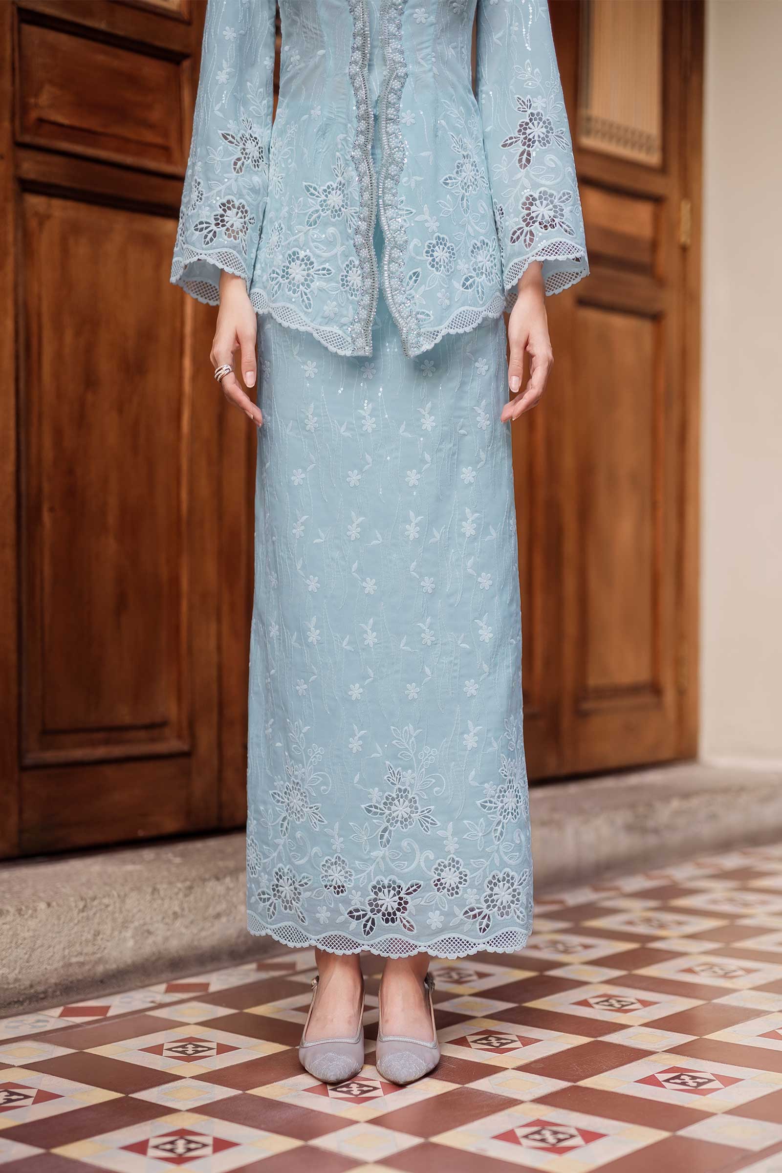 Sofea Skirt (Baby Blue)