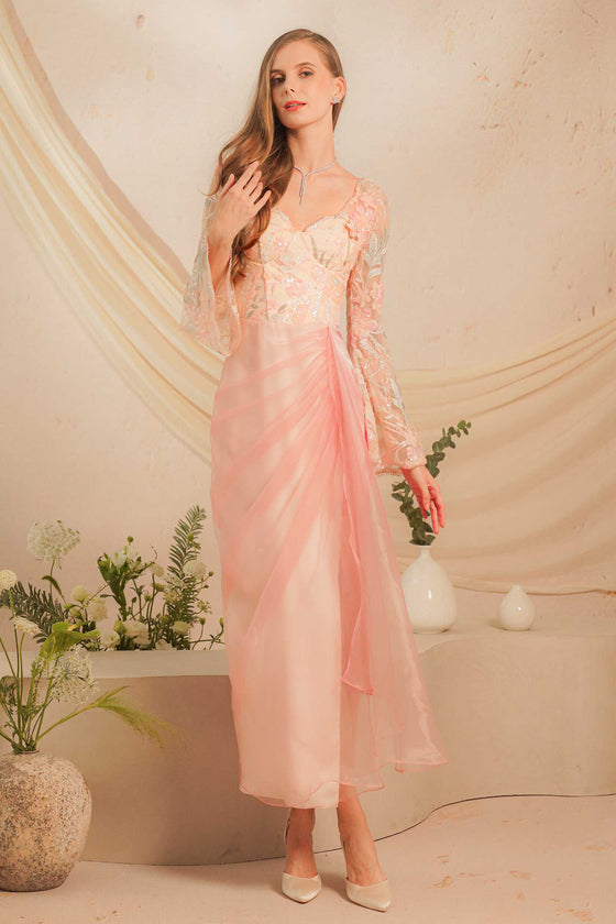 Rhea Kebaya Dress (Pink)
