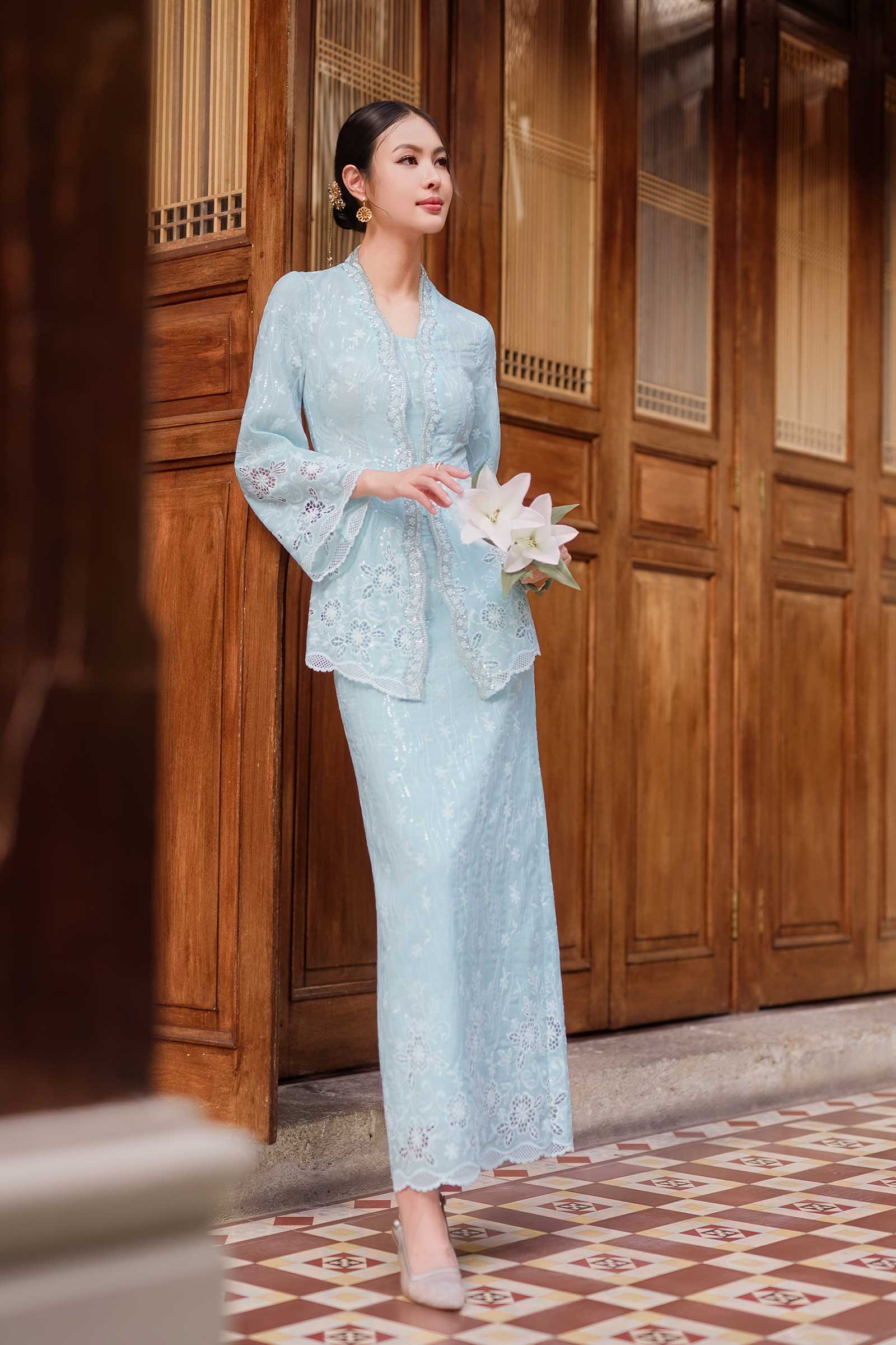 Sofea Skirt (Baby Blue)