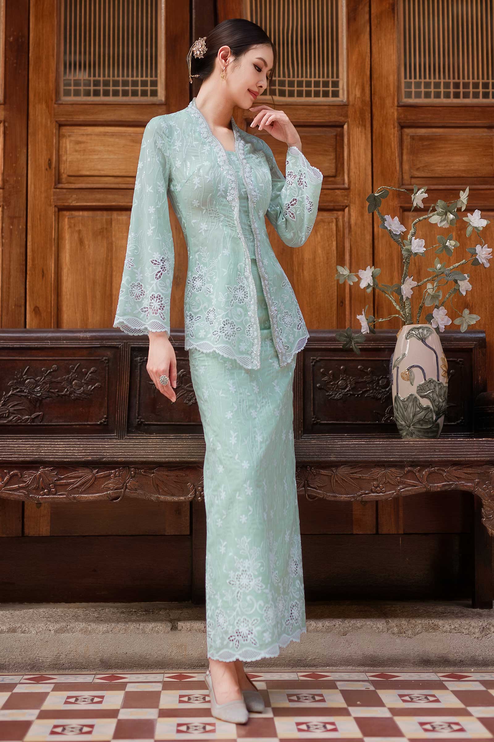 Sofea Skirt (Mint Green)