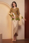 Olive Heirloom Kebaya Top