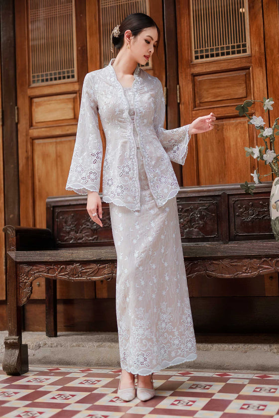 Sofea Kebaya Top (Beige)