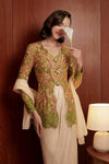 Olive Heirloom Kebaya Top