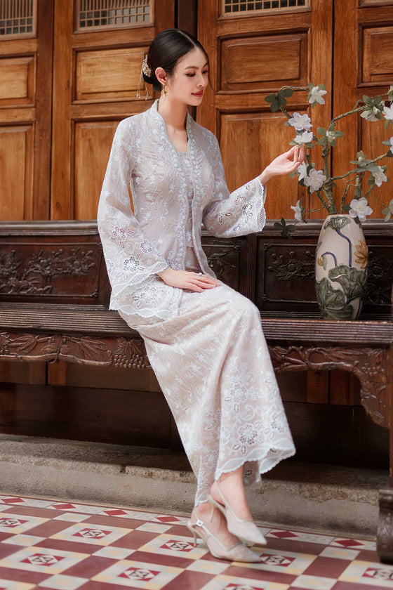 Sofea Kebaya Top (Beige)