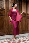 NEW Elaris Multiway Silk Cape (Red) (NON RETURNABLE)