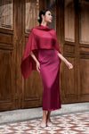 NEW Elaris Multiway Silk Cape (Red) (NON RETURNABLE)