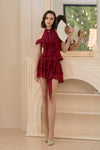 Rozena Qipao Top (Ruby Red)
