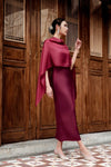 NEW Elaris Multiway Silk Cape (Red) (NON RETURNABLE)