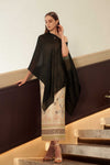 Elaris Multiway Silk Cape (Black) (NON RETURNABLE)