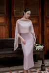 NEW Elaris Multiway Silk Cape (Pink) (NON RETURNABLE)