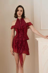 Rozena Qipao Top (Ruby Red)