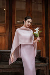 NEW Elaris Multiway Silk Cape (Pink) (NON RETURNABLE)