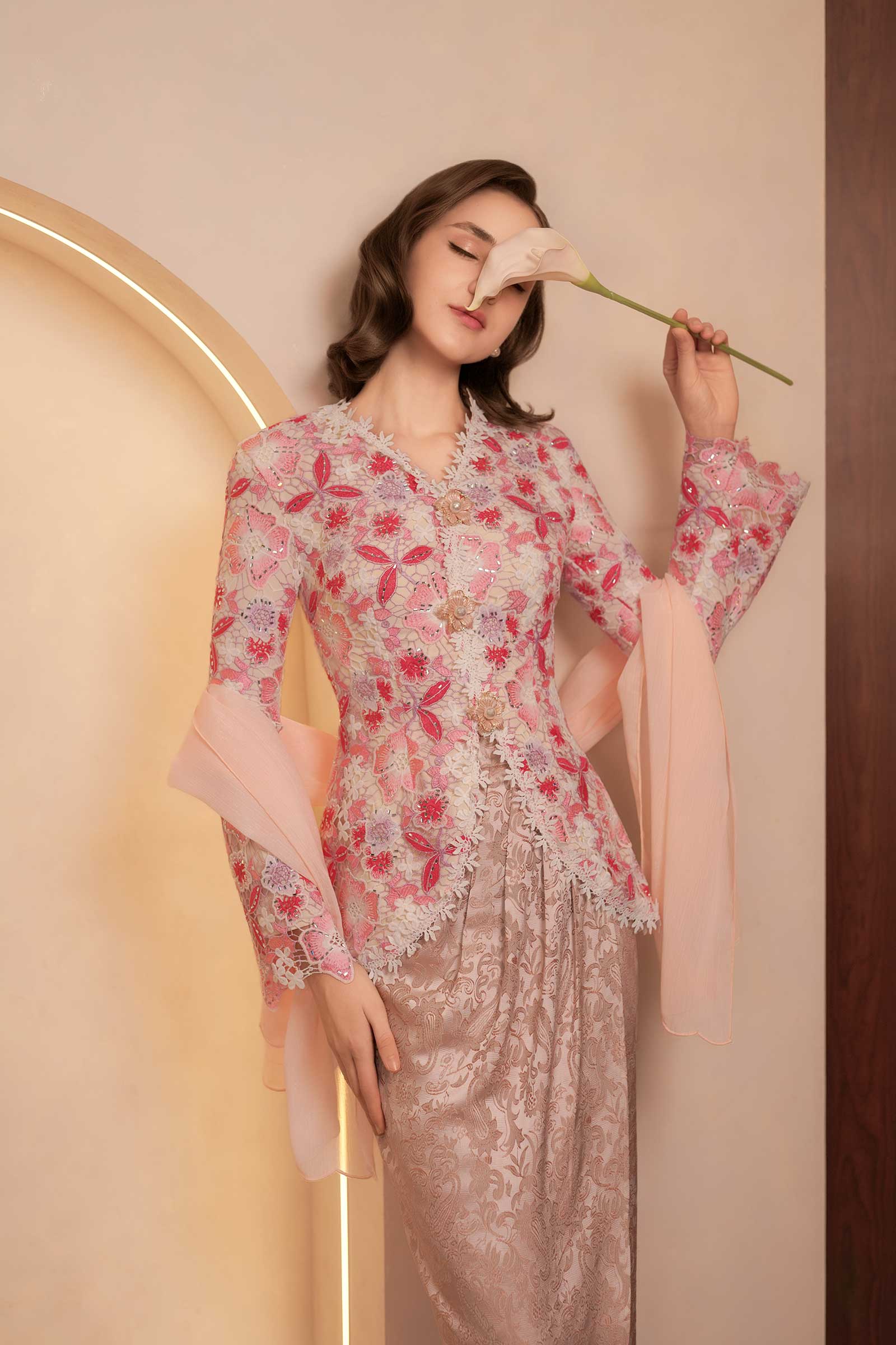 Rose Kebaya Top